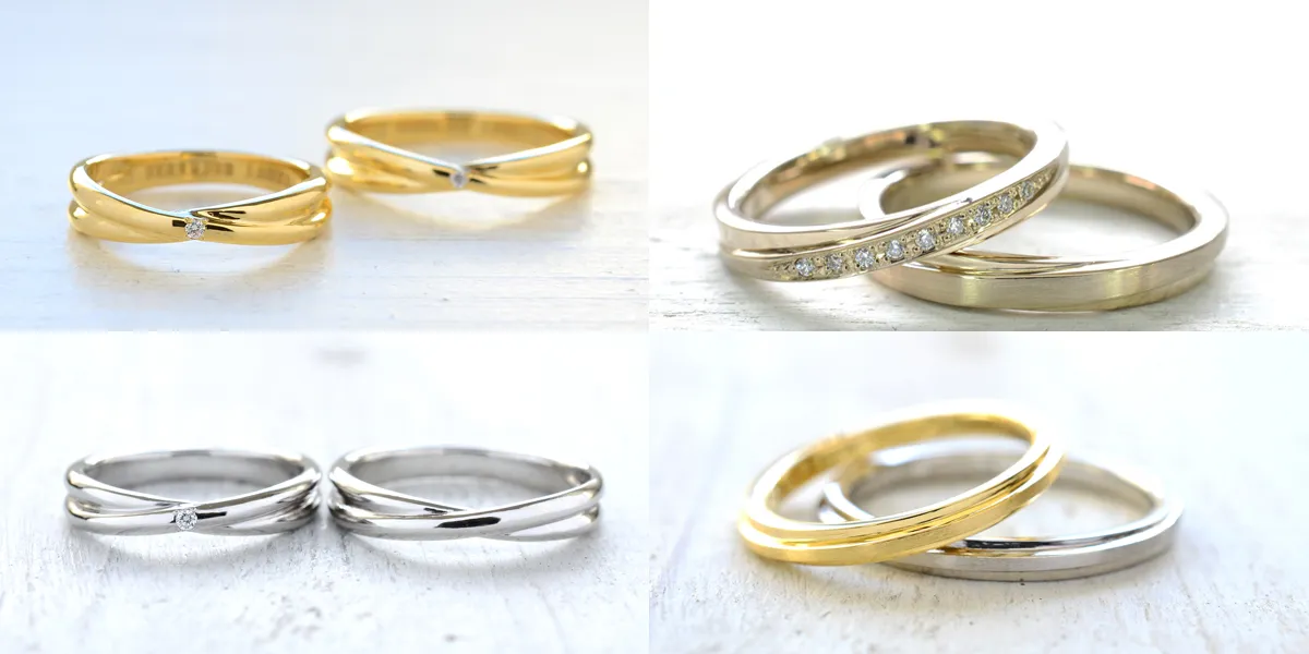 鋳造製法で作成する結婚指輪のデザイン | 結婚指輪・婚約指輪を手作り 