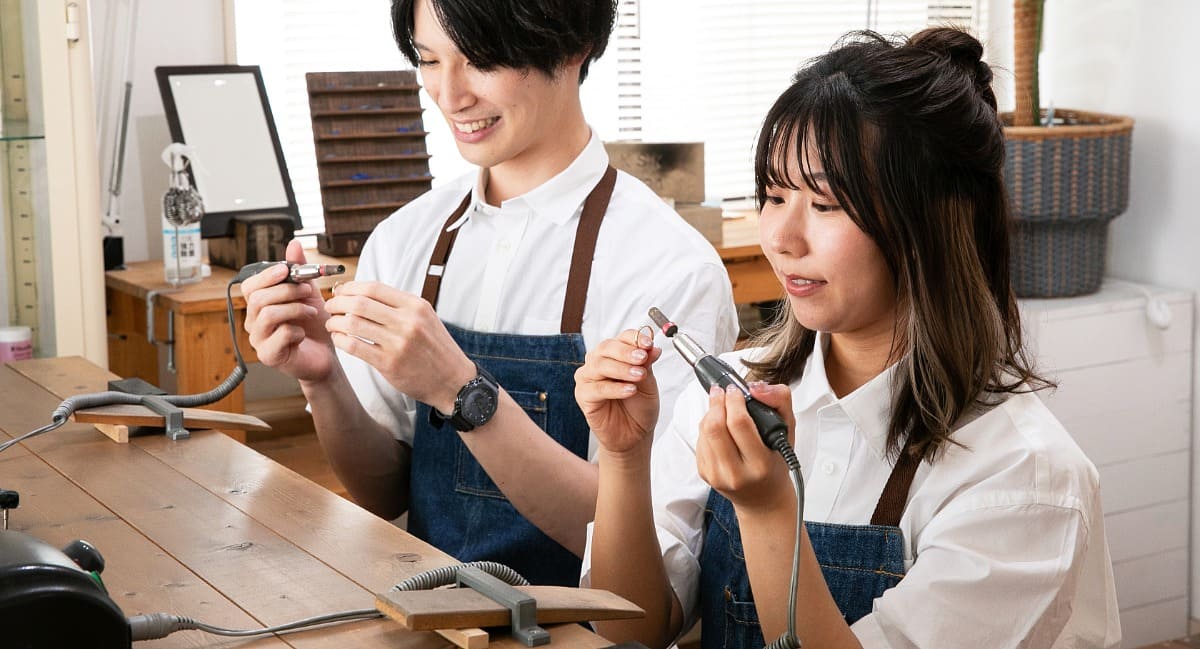 Andfuse湘南彫金工房の手作り指輪制作スタート