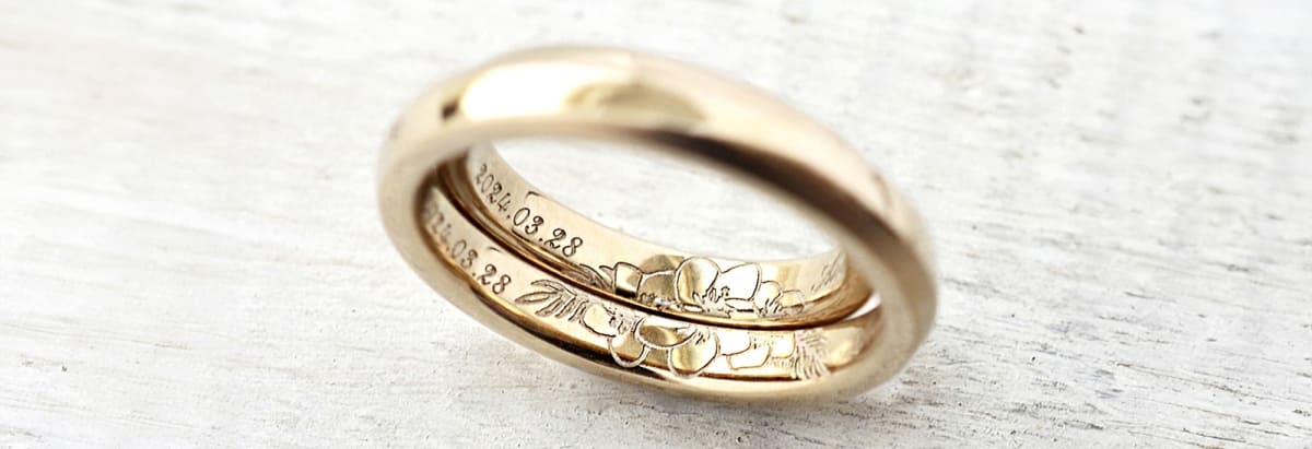 手作り結婚指輪とレーザー彫刻の魅力