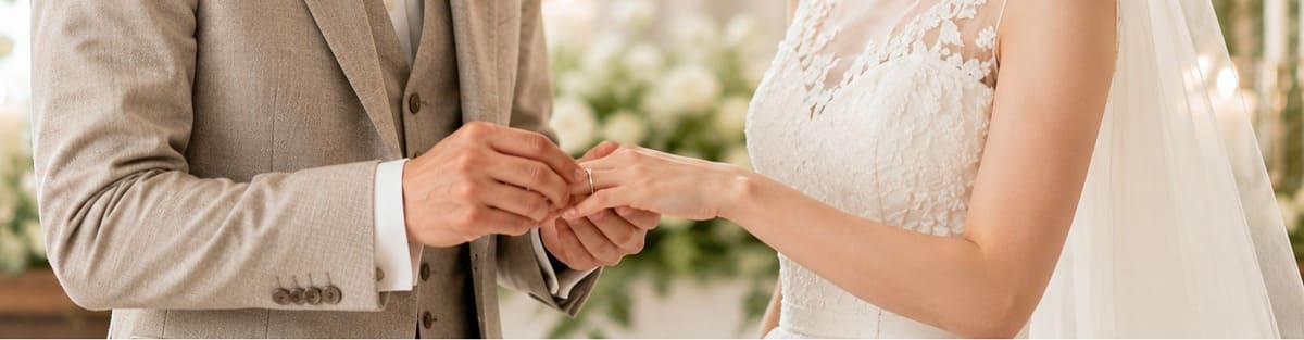 結婚式の指輪交換からつけるメリット